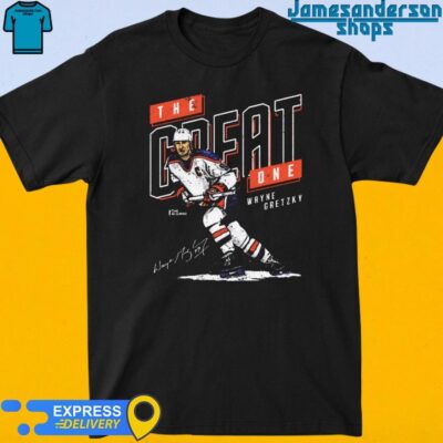 Official Wayne Gretzky Edmonton Oilers The Great One Signature shirt