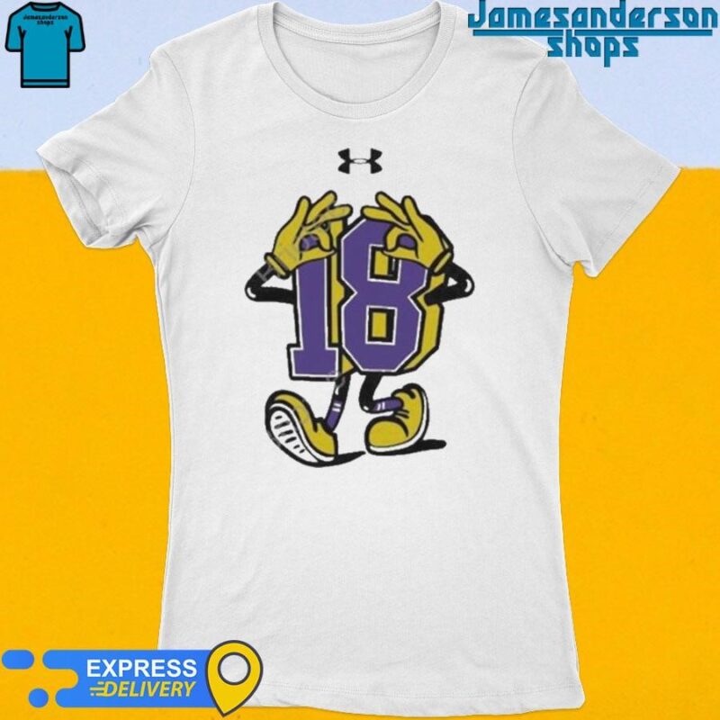 Official Justin Jefferson #18 Under Armour Women's t-shirt