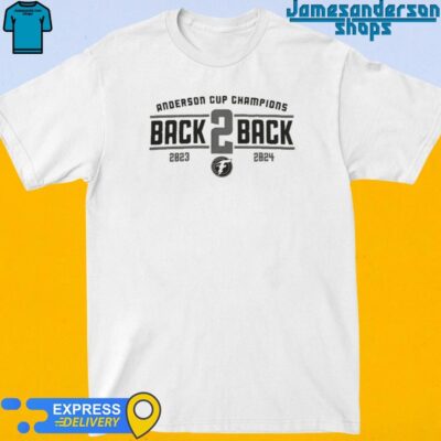 Official Fargo Force Team 2023-2024 Back 2 Back Anderson Cup Champions shirt