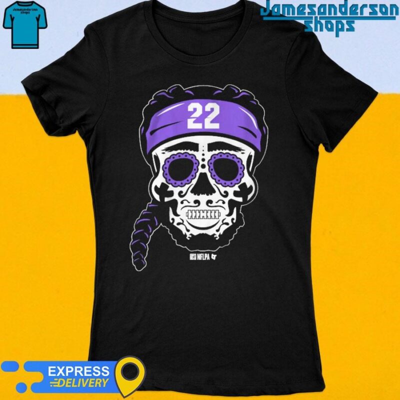 Official Derrick Henry Baltimore Sugar Skull shirt Women's t-shirt