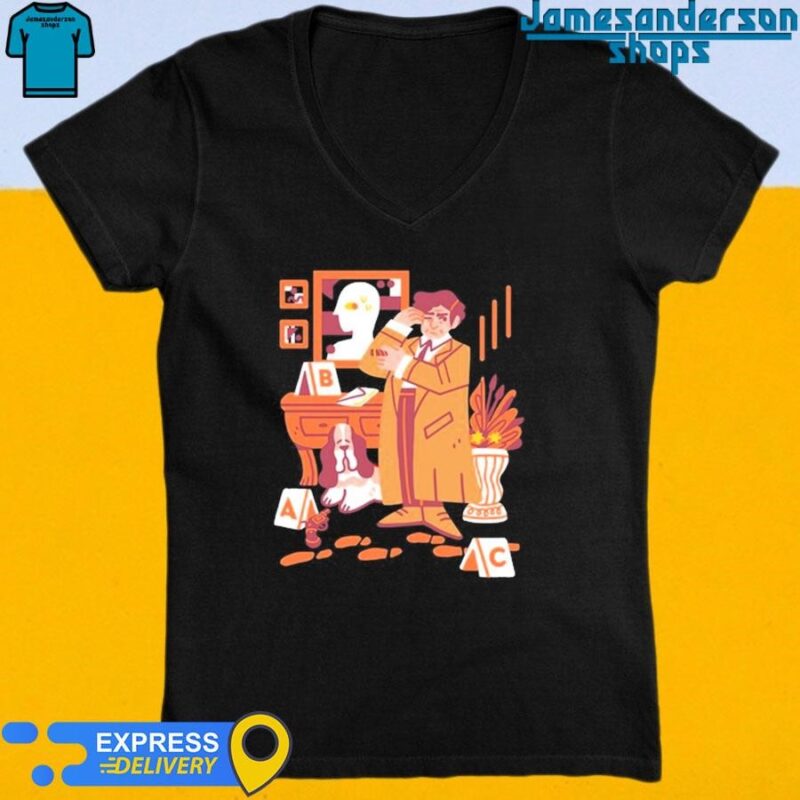 Official The Yetee Columbo Just One More Thing V-Neck