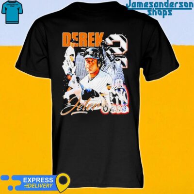 Official Derek Jeter New York Yankees baseball graphic poster shirt