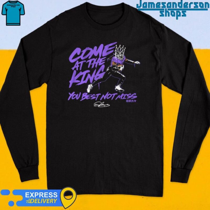 Official Derrick Henry Come at the King you best not miss Signature shirt Long Sleeve