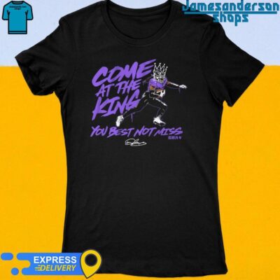 Official Derrick Henry Come at the King you best not miss Signature shirt Women's t-shirt