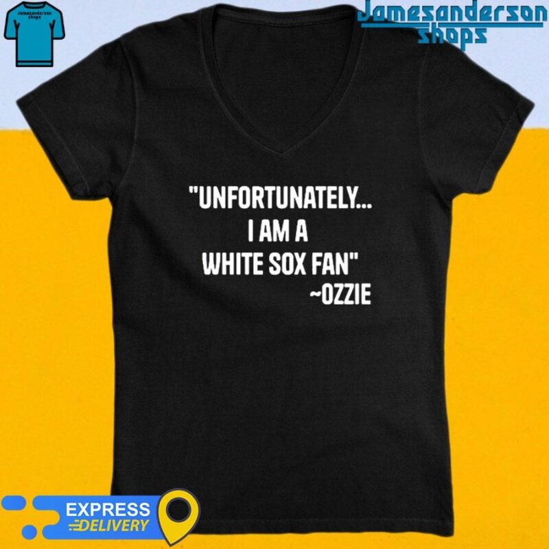 Official Ozzie Guillen Unfortunately I Am A White Sox Fan V-Neck