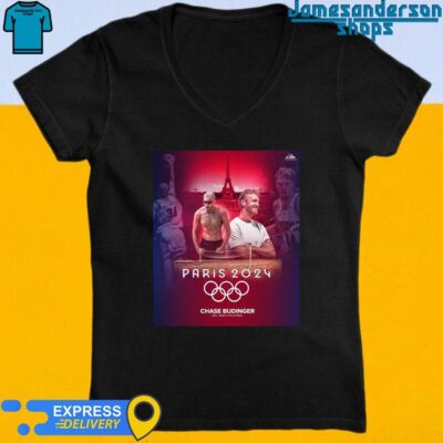 Official Chase Budinger Paris 2024 USA Beach Volleyball V-Neck