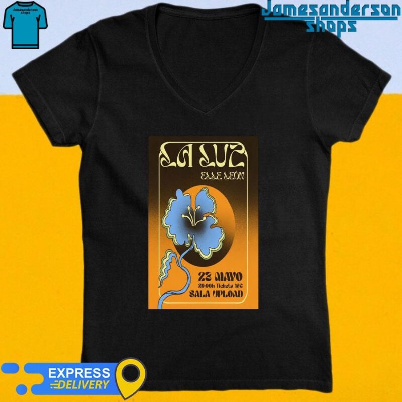 Official La Luz May 23 2024 Sala Upload in Barcelona Spain Poster V-Neck