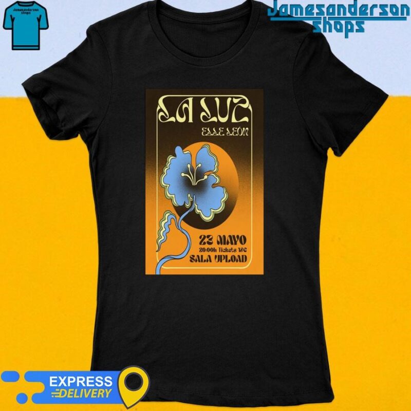 Official La Luz May 23 2024 Sala Upload in Barcelona Spain Poster Women's t-shirt