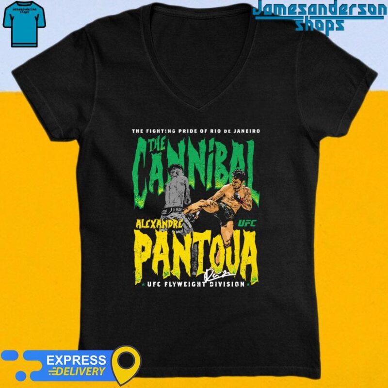 The Cannibal Alexandre Pantoja UFC Flyweight Division signature V-Neck