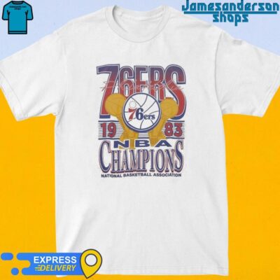 Official Philadelphia 76ers 1983 NBA Champions National Basketball Association shirt