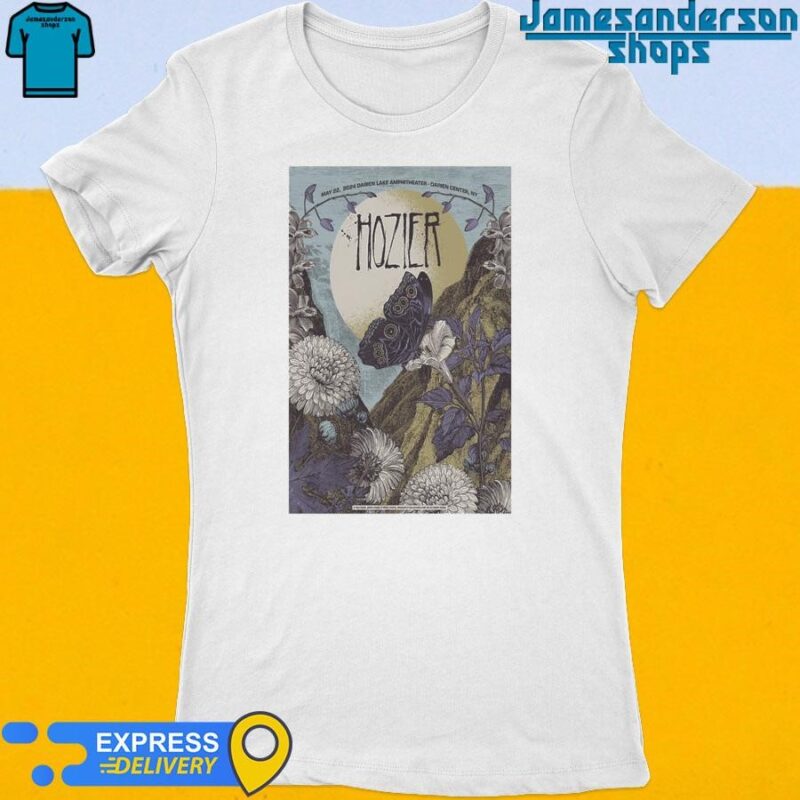 Official Hozier Darien Lake Amphitheater Darien Center NY May 22 2024 Poster Women's t-shirt