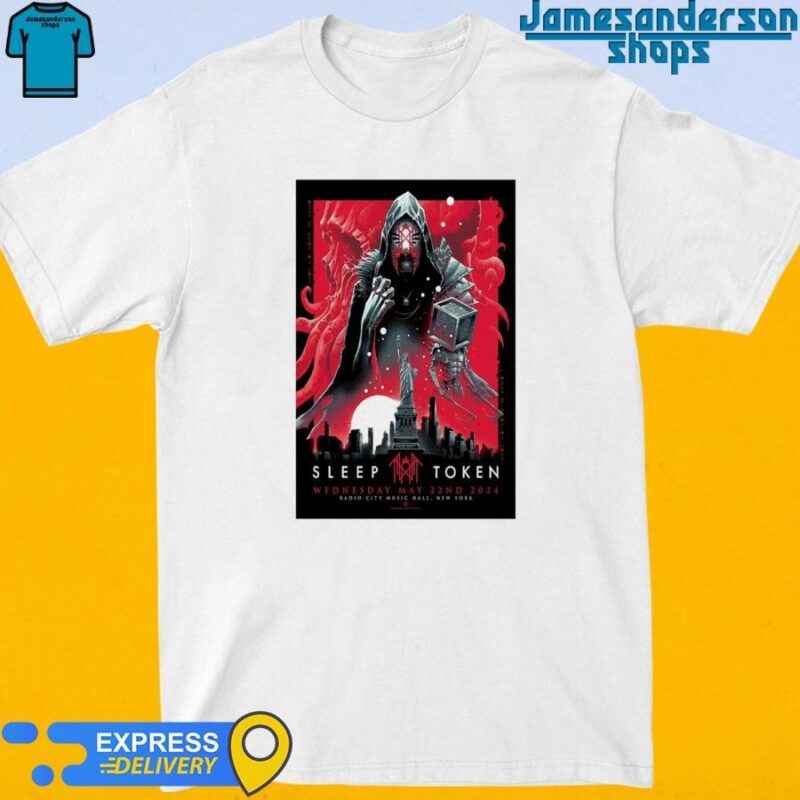 Official Sleep Token May 22 2024 Radio City Music Hall New York NY Poster shirt