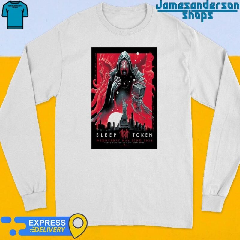 Official Sleep Token May 22 2024 Radio City Music Hall New York NY Poster Long Sleeve