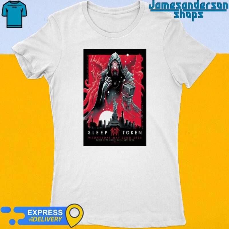 Official Sleep Token May 22 2024 Radio City Music Hall New York NY Poster Women's t-shirt