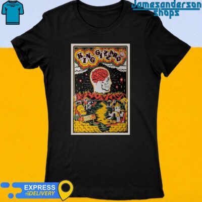 Official King Gizzard & The Lizard Wizard May 18 2024 Forum Karlin Prague CZ Poster Women's t-shirt