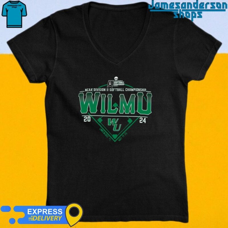 Official Wilmu 2024 NCAA Division II Softball Championship Longwood,FL V-Neck
