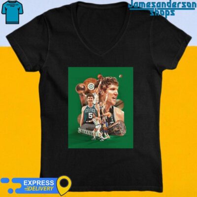 Official Boston Celtics Thank You Legend Bill Walton V-Neck