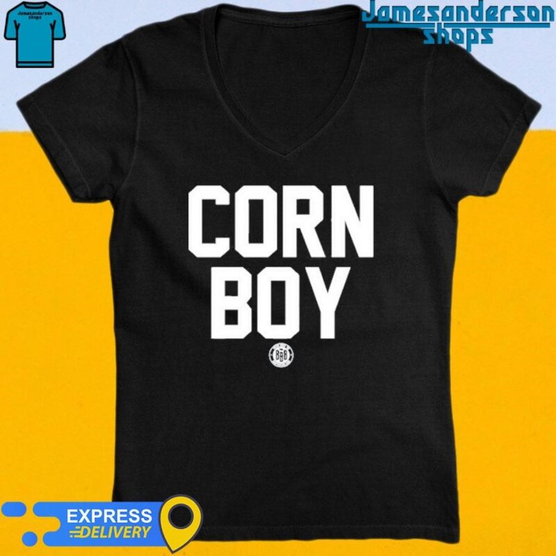 Official Corn Boy Nebraska Shirt V-Neck