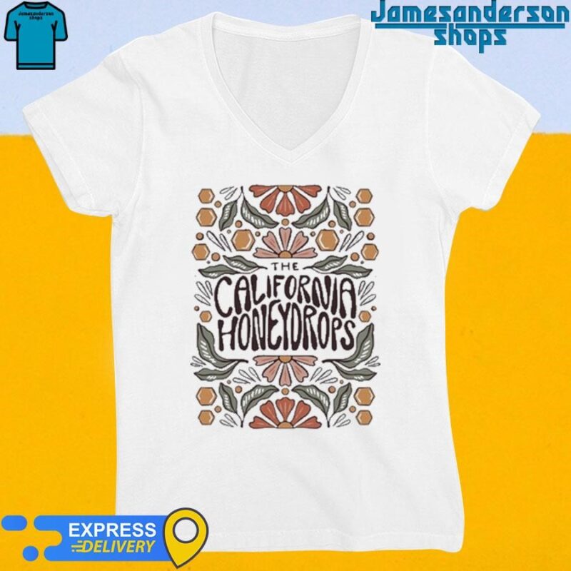Official New The California Honeydrops Honey Flower V-Neck