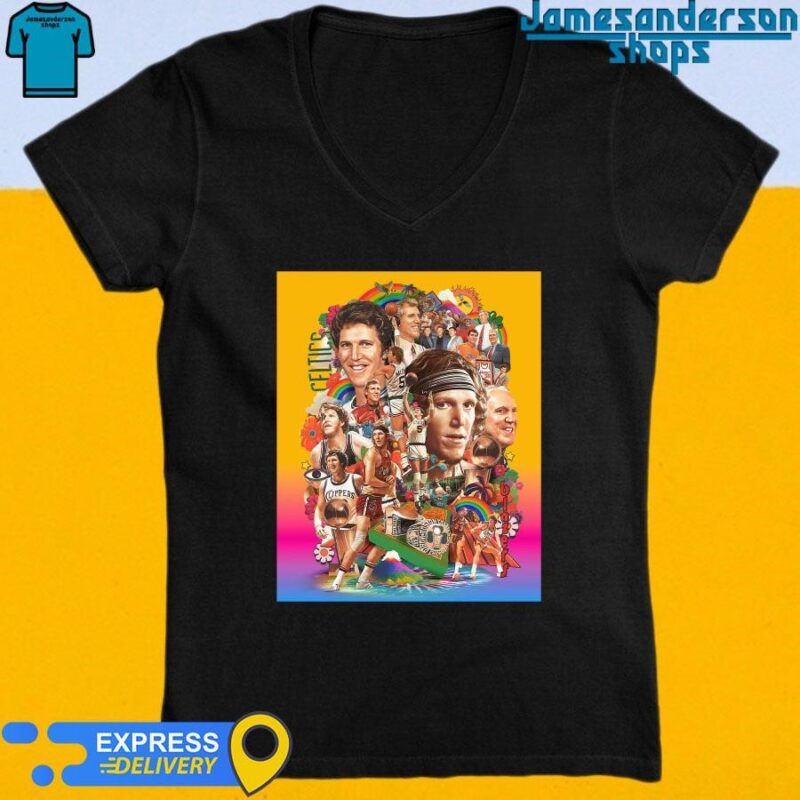 Official Boston Celtics Quality Remembering the legendary Bill Walton V-Neck