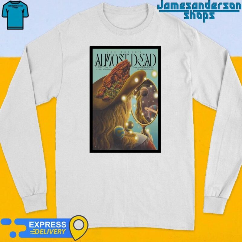Official Joe Russo's Almost Dead May 31 2024 Gerald R. Ford Amphitheatre Vail CO Poster Long Sleeve