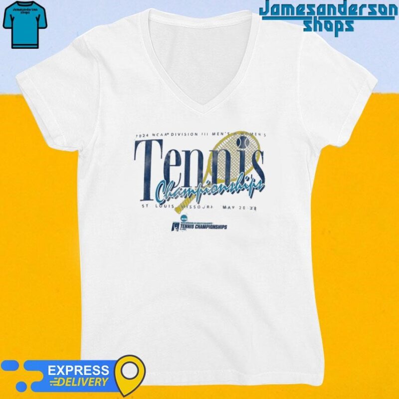 Official 2024 NCAA Division III Men's and Women's Tennis Championship St.Louis,Missouri V-Neck