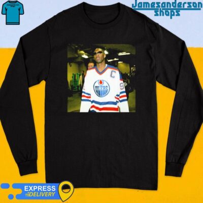 Official Kobe Bryant Wears A Wayne Gretzky Jersey Long Sleeve