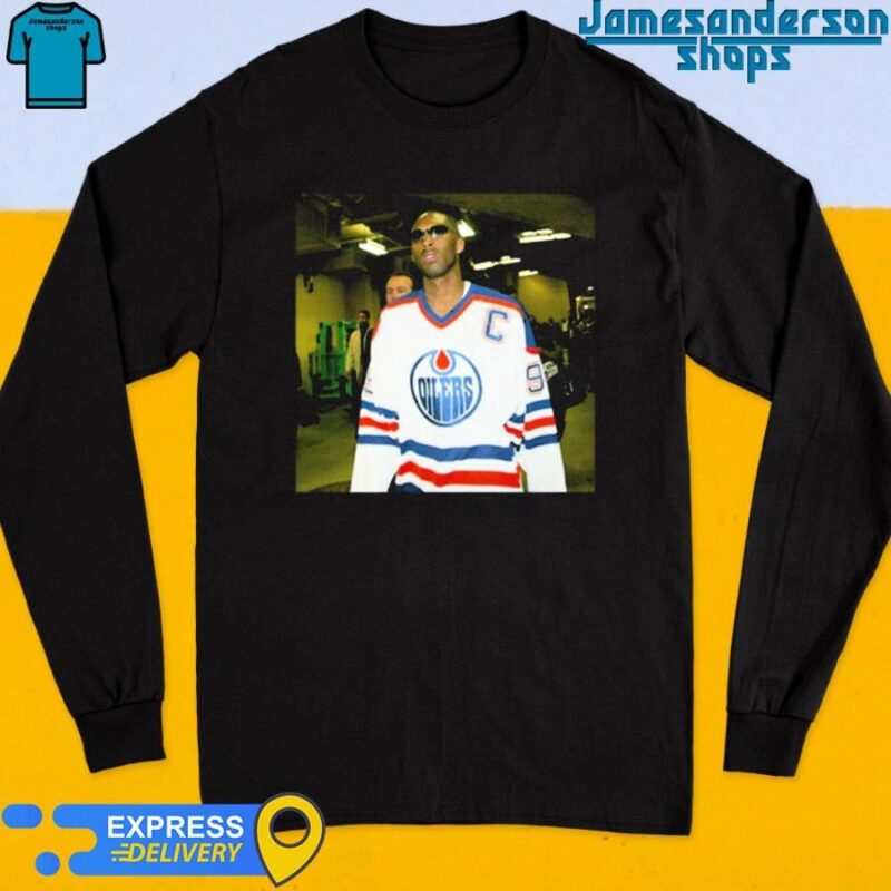 Official Kobe Bryant Wears A Wayne Gretzky Jersey Long Sleeve