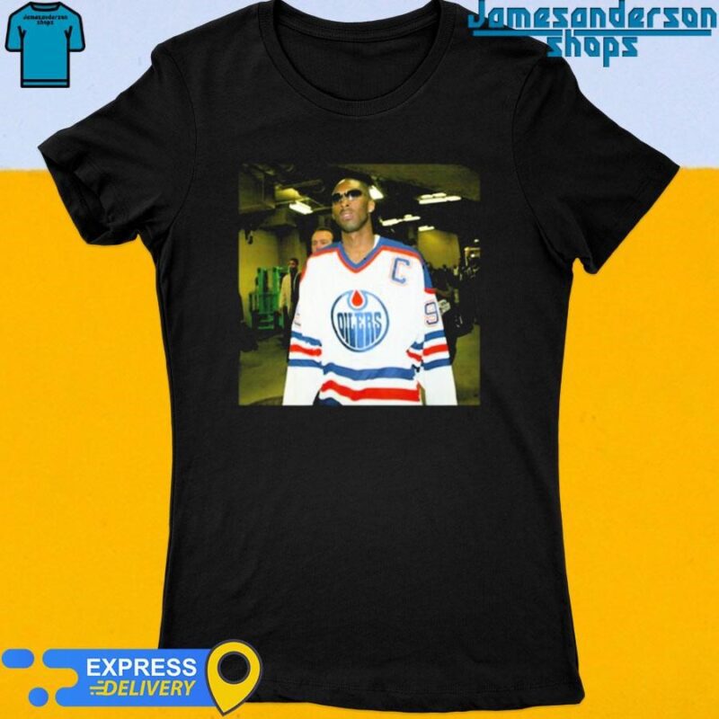 Official Kobe Bryant Wears A Wayne Gretzky Jersey Women's t-shirt