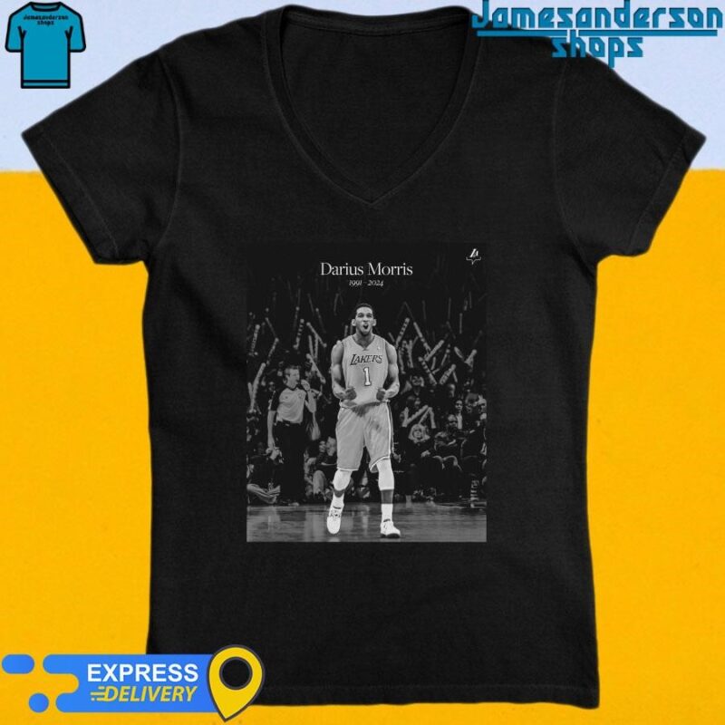Rip Darius Morris Los Angeles Lakers 1991-2024 V-Neck