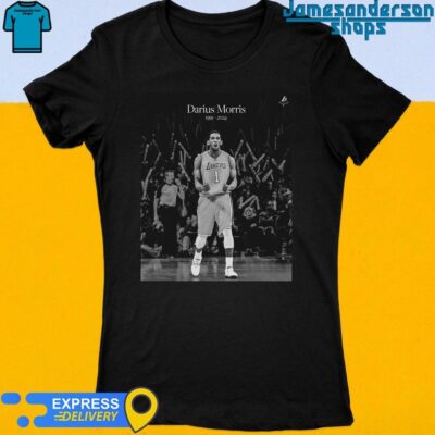 Rip Darius Morris Los Angeles Lakers 1991-2024 Women's t-shirt