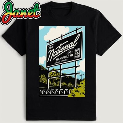 The National At Xfinity Center In Mansfield, MA September 13, 2024 Poster Shirt