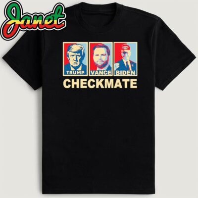 Trump Vance Biden Checkmate 2024 Joe Biden Wearing A Trump Hat T-Shirt