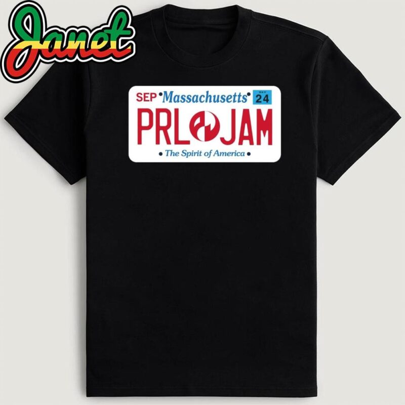 Pearl Jam Setlist Tee For Boston MA At Fenway Park On September 15 And 17 2024 The Spirit Of America Shirt