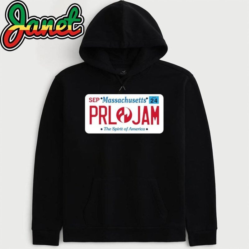 Pearl Jam Setlist Tee For Boston MA At Fenway Park On September 15 And 17 2024 The Spirit Of America hoodie