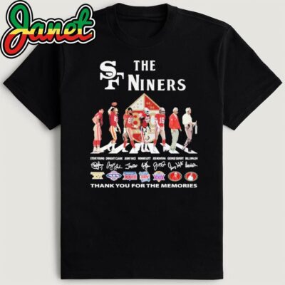 The Niners San Francisco 49ers Signature Thank You For The Memories T-Shirt