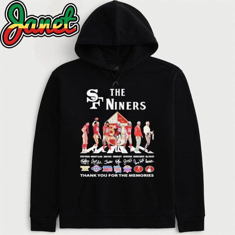The Niners San Francisco 49ers Signature Thank You For The Memories hoodie