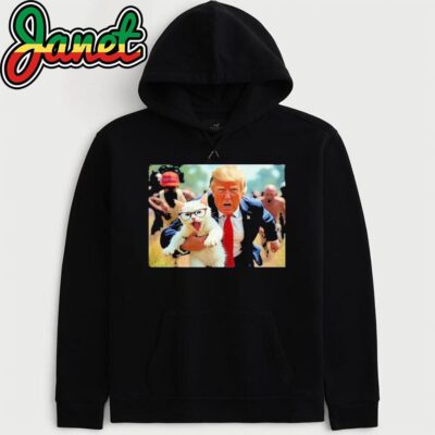 Trump Holding Cat Vote Trump Pets For Trump Vote President hoodie