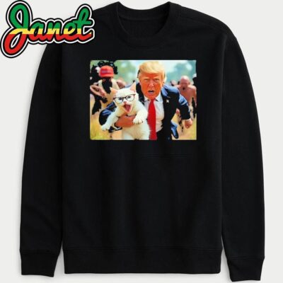 Trump Holding Cat Vote Trump Pets For Trump Vote President sweatshirt