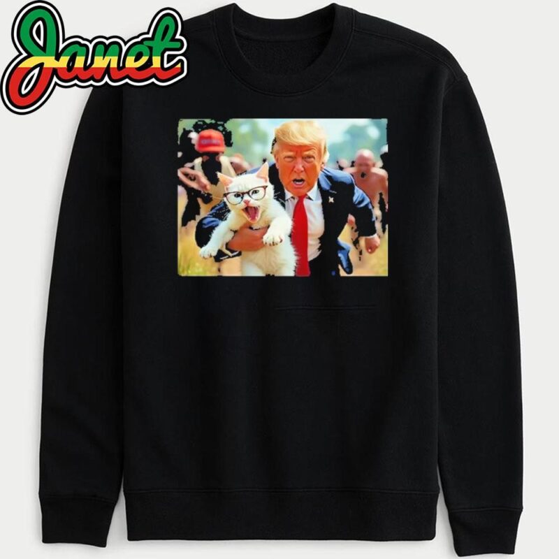 Trump Holding Cat Vote Trump Pets For Trump Vote President sweatshirt