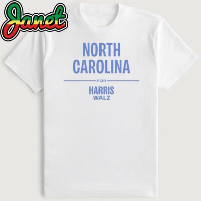 North Carolina For Harris Walz Shirt