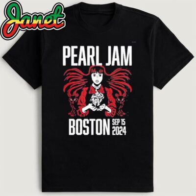 Pearl Jam Dark Matter World Tour With Glen Hansard Merch In Boston MA At Fenway Park On September 15 2024 Shirt