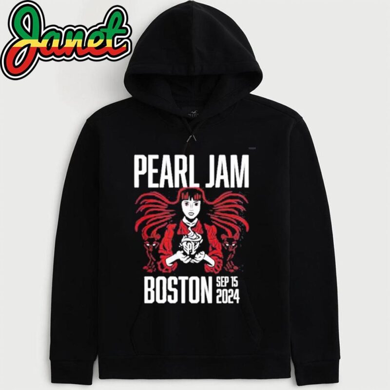 Pearl Jam Dark Matter World Tour With Glen Hansard Merch In Boston MA At Fenway Park On September 15 2024 hoodie
