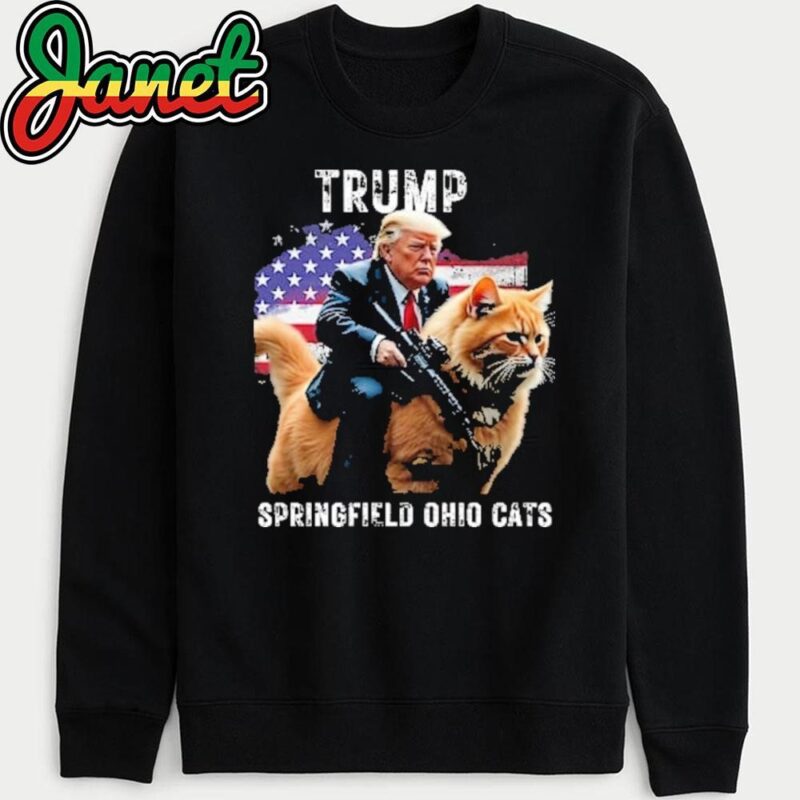 Springfield Ohio Cats-TRUMP For President 2024 sweatshirt