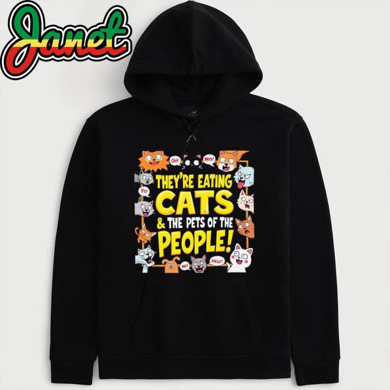 Theyre Eating Cats Halloween Costume hoodie