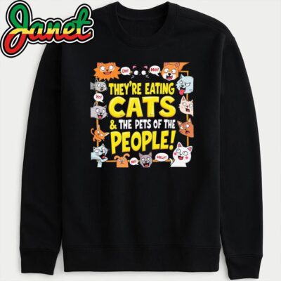 Theyre Eating Cats Halloween Costume sweatshirt