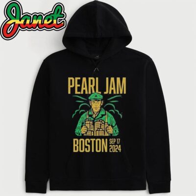Pearl Jam Event Tee For Boston MA Night 2 At Fenway Park On September 17 2024 hoodie