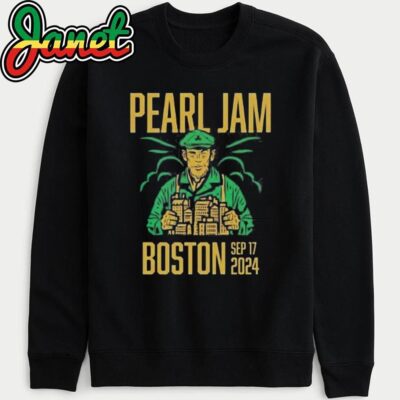 Pearl Jam Event Tee For Boston MA Night 2 At Fenway Park On September 17 2024 sweatshirt