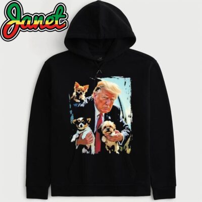 Trump Saves the Dogs Funny hoodie