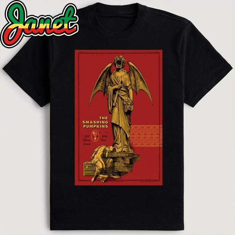 The Smashing Pumpkins September 11 2024 Arlington, TX Poster Shirt